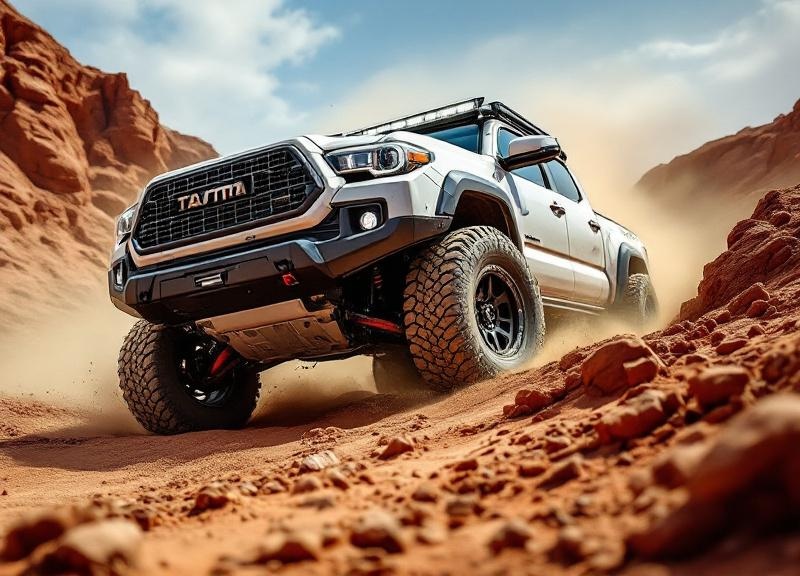 Toyota Tacoma on the trail